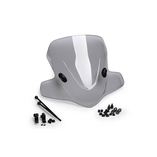 Puig City Touring Screen To Suit Aprilia Sportcity Cube (2008 - 2014) - Smoke