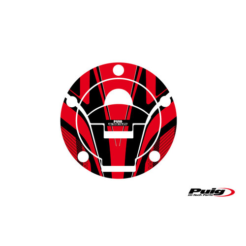 Puig Fuel Cap Cover Radical Ducati (Red)
