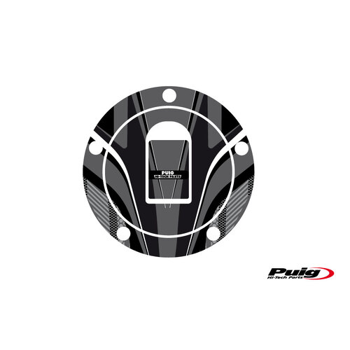 Puig Fuel Cap Cover Radical Kawasaki C/Grey