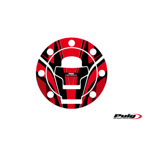 Puig Fuel Cap Cover Radical Suzuki (Red)