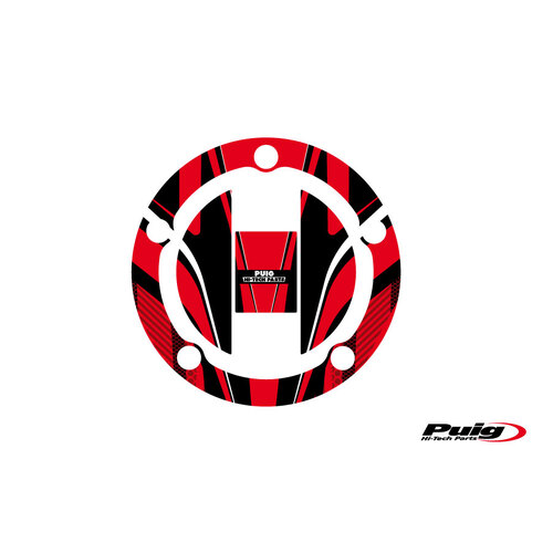 Puig Fuel Cap Cover Radical Suzuki (Red)