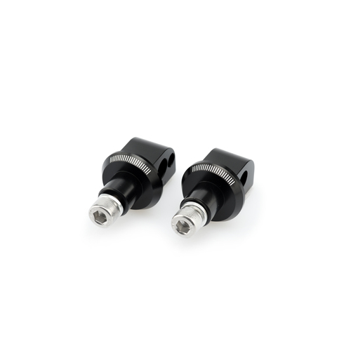 Puig Passenger Footpeg Adaptor To Suit Various Suzuki Models (Black)
