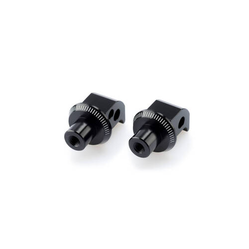 Puig Rear Footpeg Adaptors For Various Models (Black)