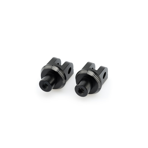 Puig Footpeg Adaptors To Suit Various Suzuki Models (Black)