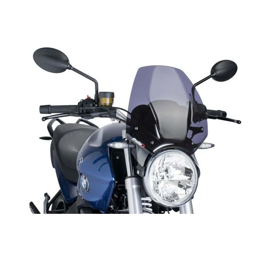 Puig New Generation Sport Screen To Suit BMW R1200R (2006 - 2014) - Dark Smoke