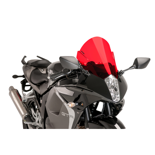 Puig Z-Racing Screen Hyosung GT650Ir 13-18' (Red)