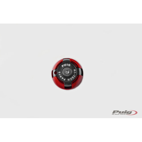 Puig Oil-Plug Hi-Tech To Suit Various Aprilia Models (Red)