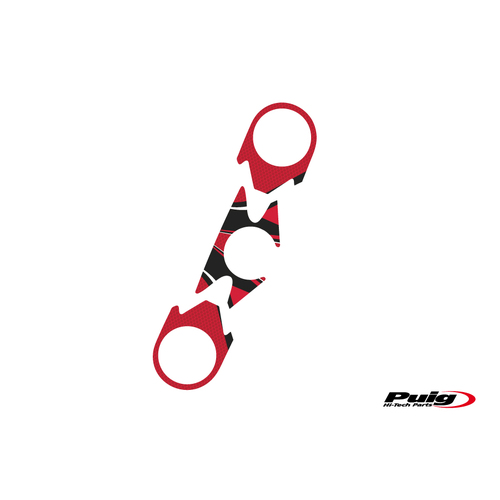 Puig Yoke Protector Kawasaki ZX6R 07-08 (Red)