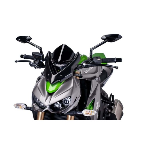 Puig New Generation Sport Screen To Suit  Kawasaki Z1000/R (Black)