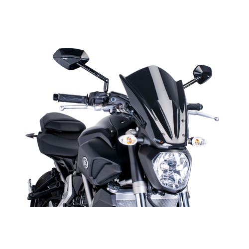 Puig Screen New Gen Touring Yamaha MT07 14'-17' (Black)