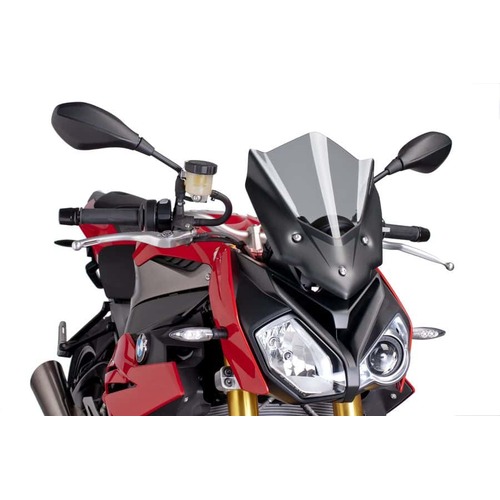 Puig New Generation Sport Screen To Suit BMW S 1000 R 2014 - 2018  (Smoke) 
