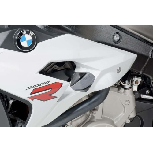 Puig R12 Frame Sliders To Suit BMW S 1000 R 2014 - 2016 (Black)