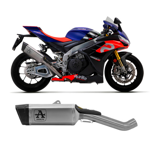 Arrow Exhaust - Aprilia Rsv 4 1100 Factory 2021 > 2023 Exhaust Muffler Pista Titan Link Pipe Titanium
