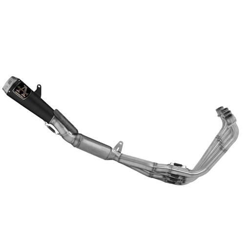 Arrow Exhaust - Honda Cbr 650 R 2024 Racing Full System Exhaust Pro-race Nichrom Dark Inox End Cap