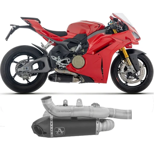 Arrow Exhaust - Ducati Panigale V4 2025 Dark Titanium Semi-Complete Exhaust