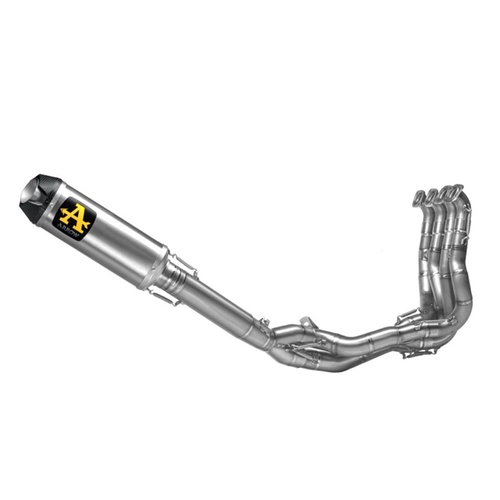 Arrow Exhaust - Kawasaki Zx-10r-rr 2021 > 2023 Full Exhaust Indy Race Carbon End Cap Titanium