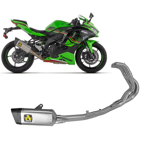 Arrow Exhaust - Kawasaki Zx-4r 2024 Full System Exhaust Competition Steel Collectors