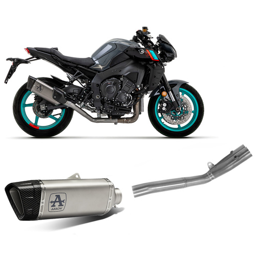 Arrow Exhaust - Yamaha Mt-10 2022 > 2023 Exhaust Muffler Pista Titanium+link Pipe Stainless Steel