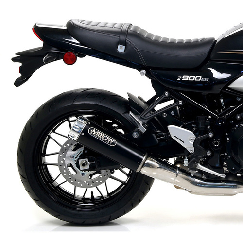Arrow Exhaust - Kawasaki Z 900 Rs 2017 > 2020 Headers+exhaust Approved Nichrom Black