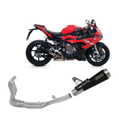 Arrow Exhaust - BMW S 1000 Rr 2019 > 2024 Exhaust System Nichrom Black Pro Race Tail Pipe Steel