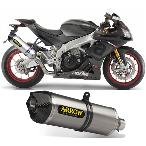 Arrow Exhaust - Aprilia Tuono V4 R 2011 > 2015 Exhaust + Link Kat R. Tech Ak Alu