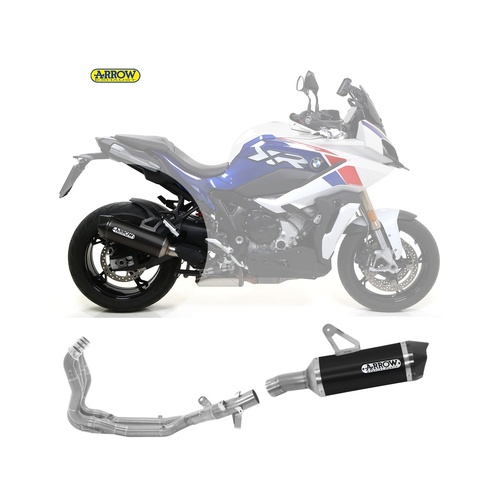 Arrow Exhaust - BMW S 1000 Xr 2020 > 2024 Full Exhaust Race-tech Black Aluminum