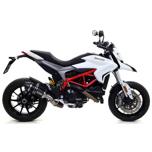 Arrow Exhaust - Ducati Hypermotard 2016 > 2020 Exhaust + Link Pipe Catalyzed Race Tech Aluminium Black