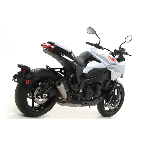 Arrow Exhaust - Suzuki Katana 1000 2019 > 2020 Link Pipe+approved Pro-race Nichrom Exhaust Stainless Steel End Cap