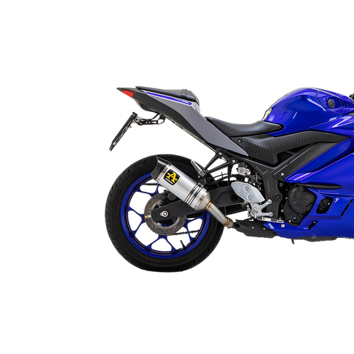 Arrow Exhaust - Yamaha YZF R3 2021 > 2023 Exhaust Thunder Carbon End Cap Aluminium