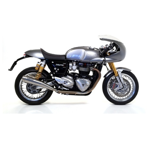 Arrow Exhaust - Triumph Speed 1200 2019 > 2021 Exhausts Nichrom Pro Racing Tail Pipe Steel Collectors Racing No Kat