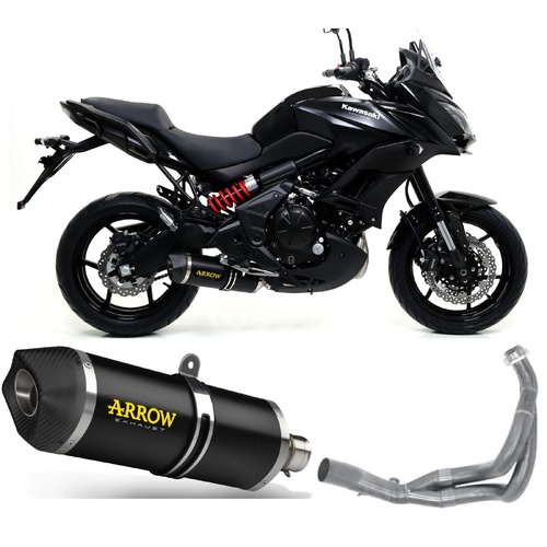 Arrow Exhaust - Kawasaki Z 650 2017 > 2021 Full Exhaust Race Tech Akn Aluminium Black
