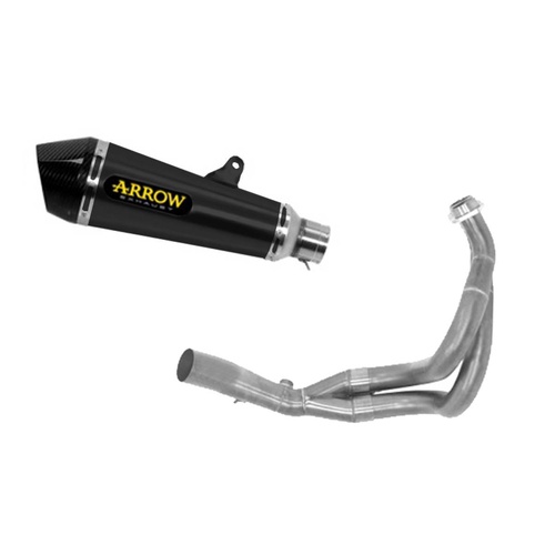 Arrow Exhaust - Kawasaki Z 650 2017 > 2021 Full Exhaust Xkone Steel Black