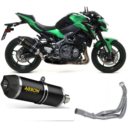 Arrow Exhaust - Kawasaki Z 900 2017 > 2020 Full Exhaust Race Tech Akn Aluminium Black
