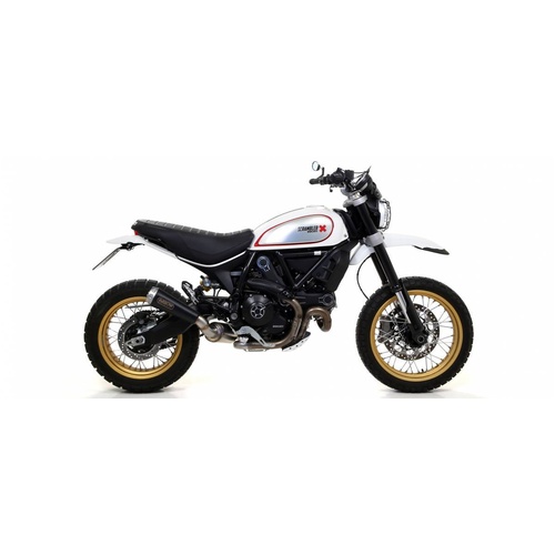 Arrow Exhaust - Ducati Scrambler 800 Desert Sled 2017 > 2020 Full Exhaust Pro Race Steel Black