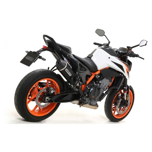 Arrow Exhaust - KTM 890 Duke R 2020 > 2023 Exhaust Muffler Race Tech Carbon Cap Aluminium Black