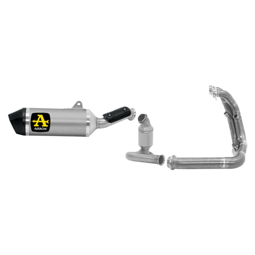 Arrow Exhaust - KTM 890 Duke R 2020 > 2023 Full Exhaust Race Tech Carbon Cap Titanium