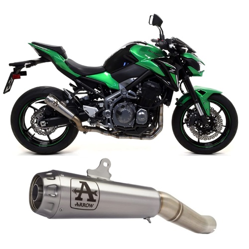 Arrow Exhaust - Kawasaki Z 900 2020 > 2024 Approved Nichrom Exhaust Pro-race Stainless Steel End Cap