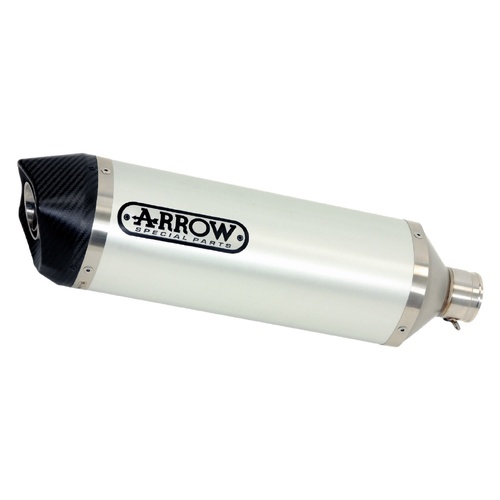 Arrow Exhaust - Kawasaki Ninja 1000 Sx (tourer) 2020 > 2023 Approved Aluminum Exhaust Indy Race Carbon End Cap