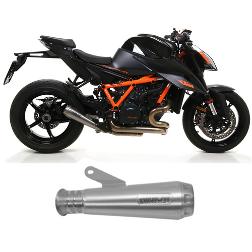 Arrow Exhaust - KTM 1290 Super Duke R 2020 > 2022 Pro-race Titanium Exhaust Muffler Titanium End Cap