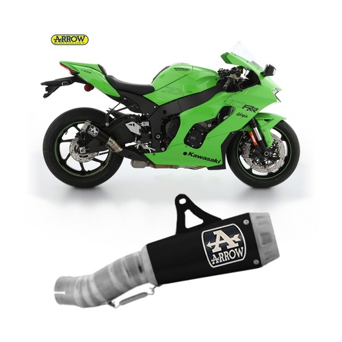 Arrow Exhaust - Kawasaki Zx-10rr 2021 > 2023 Exhaust Muffler Pro-race Black Nichrom