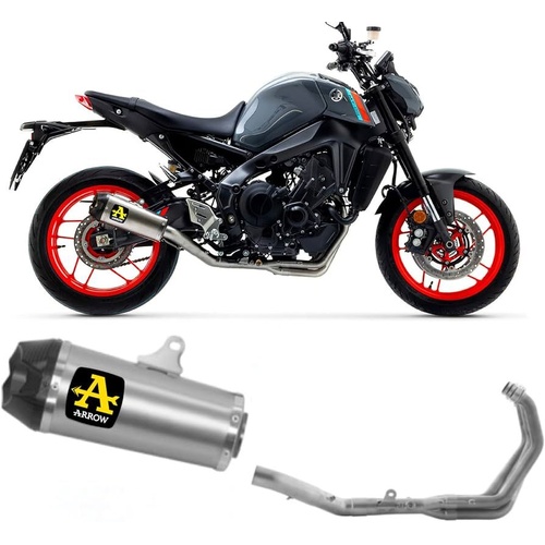 Arrow Exhaust - Yamaha Mt-09 2021 > 2023 Full Exhaust Kat Works Titanium