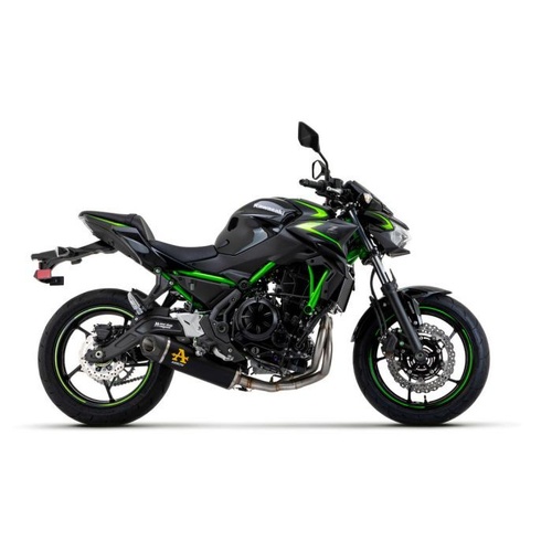Arrow Exhaust - Kawasaki Z 650 2021 > 2024 Full Exhaust Indy Race Black Aluminum