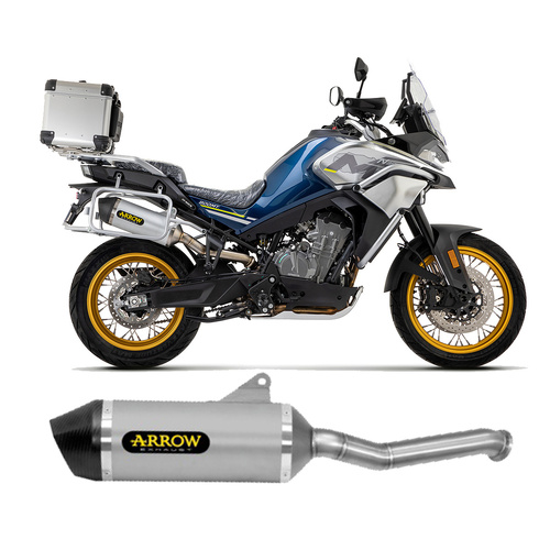 Arrow Exhaust - CF Moto 800 Mt Touring 2022 > 2024 Exhaust Muffler Race-tech Titanium