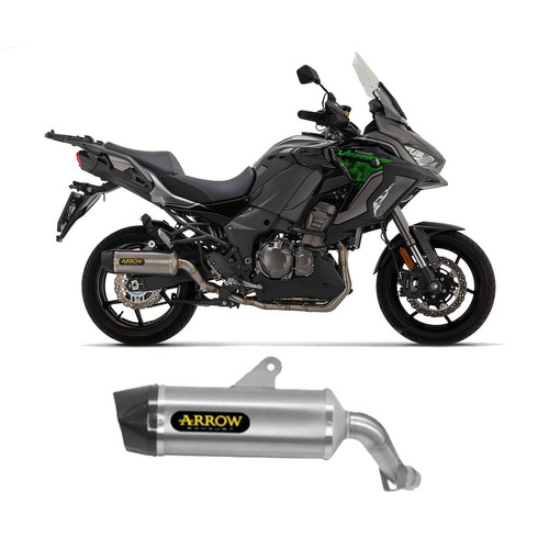 Arrow Exhaust - Kawasaki Versys 1000 2021 > 2024 Exhaust Muffler Race-tech Aluminium