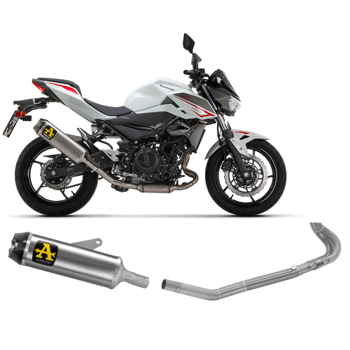 Arrow Exhaust - Kawasaki Z 400 2023 > 2024 Exhaust Indy Race Carbon Titanium+collector