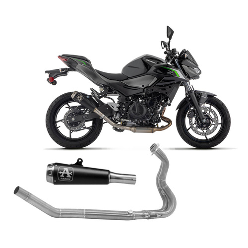 Arrow Exhaust - Kawasaki Z 500 2024 Full System Exhaust Pro-race Black Nichrom