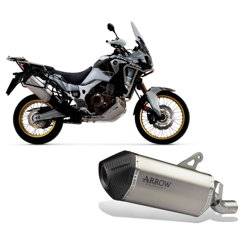 Arrow Exhaust - Honda Africa Twin ADV SPORTS 2018 > 2019 Exhaust Muffler Sonora Titanium