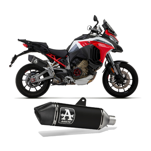 Arrow Exhaust - Ducati Multistrada V4 1100 2021 > 2024 Exhaust Muffler Veloce Titanium Black