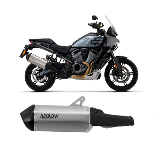Arrow Exhaust - Harley Davidson Pan America 1250 2020 > 2023 Exhaust Muffler Sonora Titanium