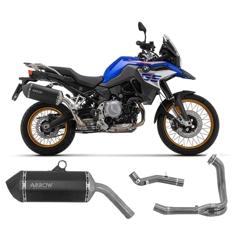 Arrow Exhaust - BMW F 850 Gs 2021 > 2024 Full Exhaust Sonora Titanium Black